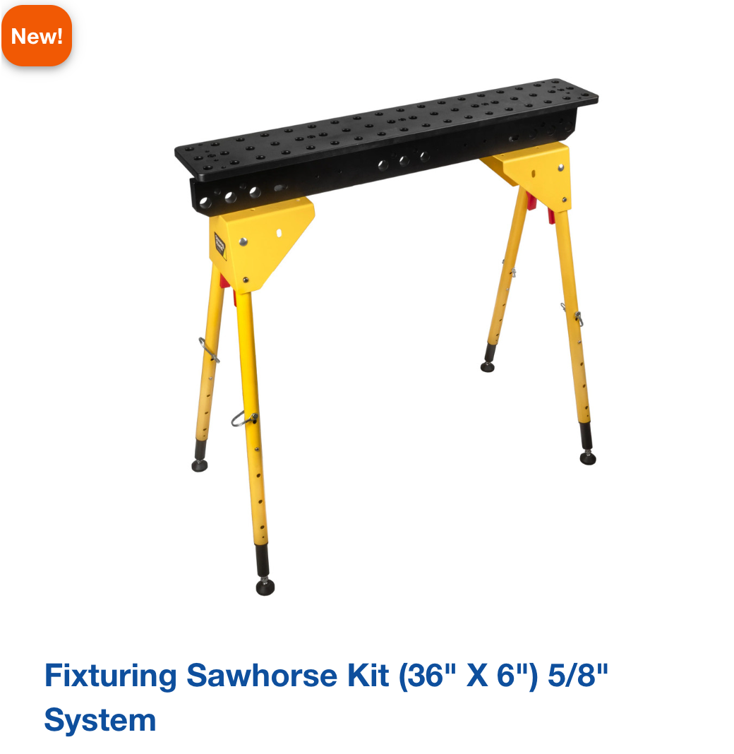 Fixturing Sawhorse Kit (36" x 6") 5/8" System