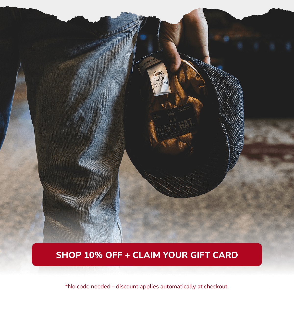 Shop 10% Off + Claim Your Gift Card - Peaky Hat