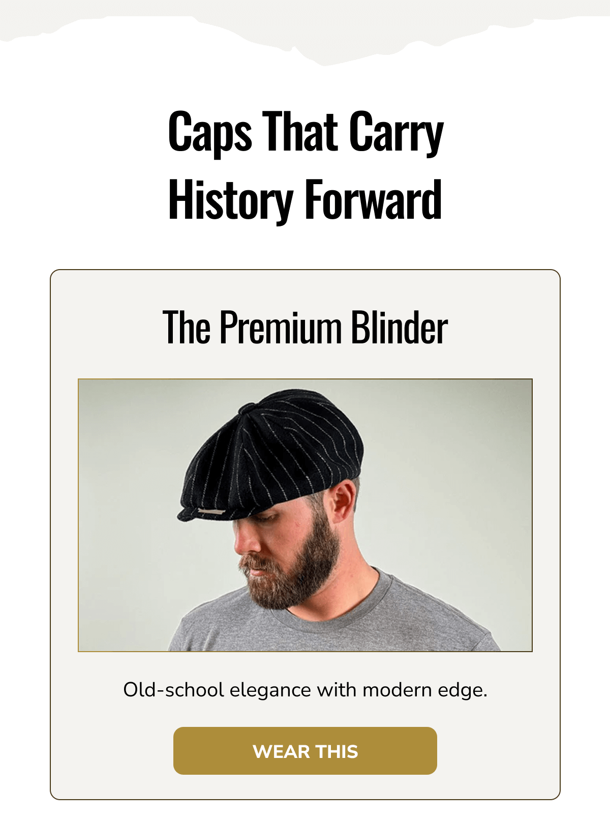 Wear This - Peaky Hat