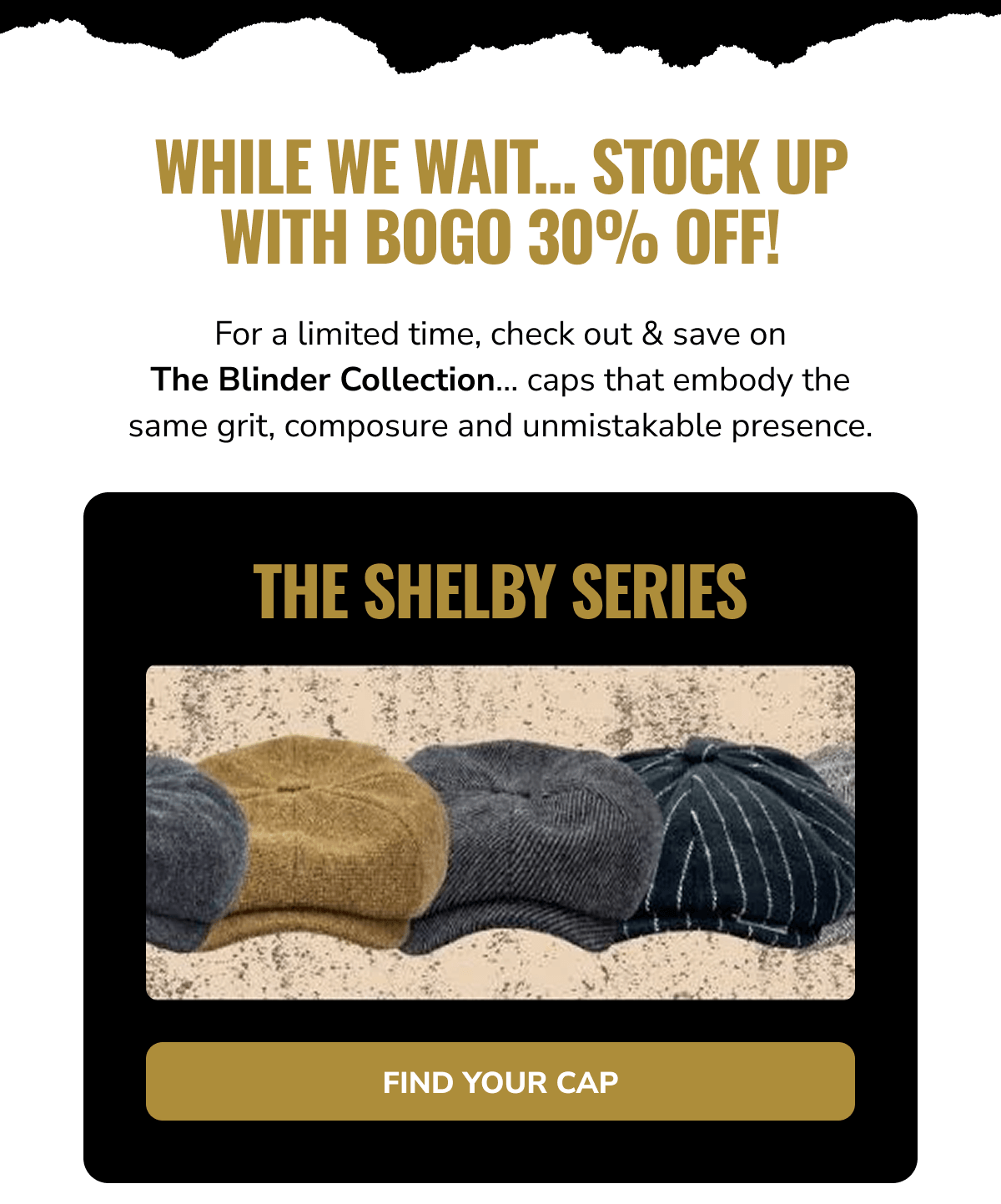 Find Your Cap - Peaky Hat