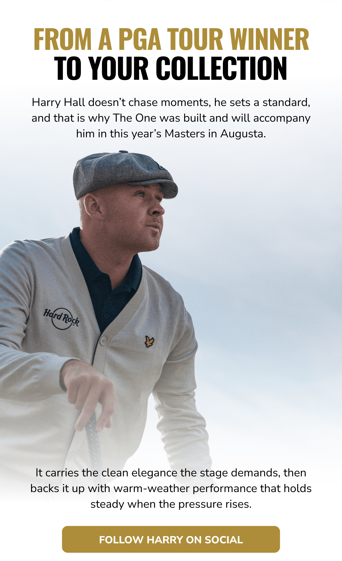 Follow Harry on Social - Peaky Hat