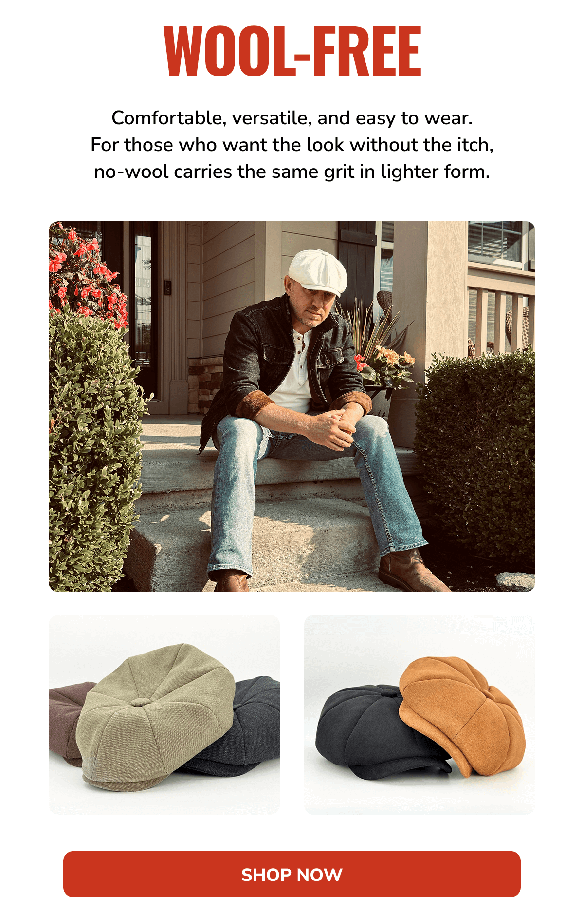 Shop Now (Wool-Free) - Peaky Hat