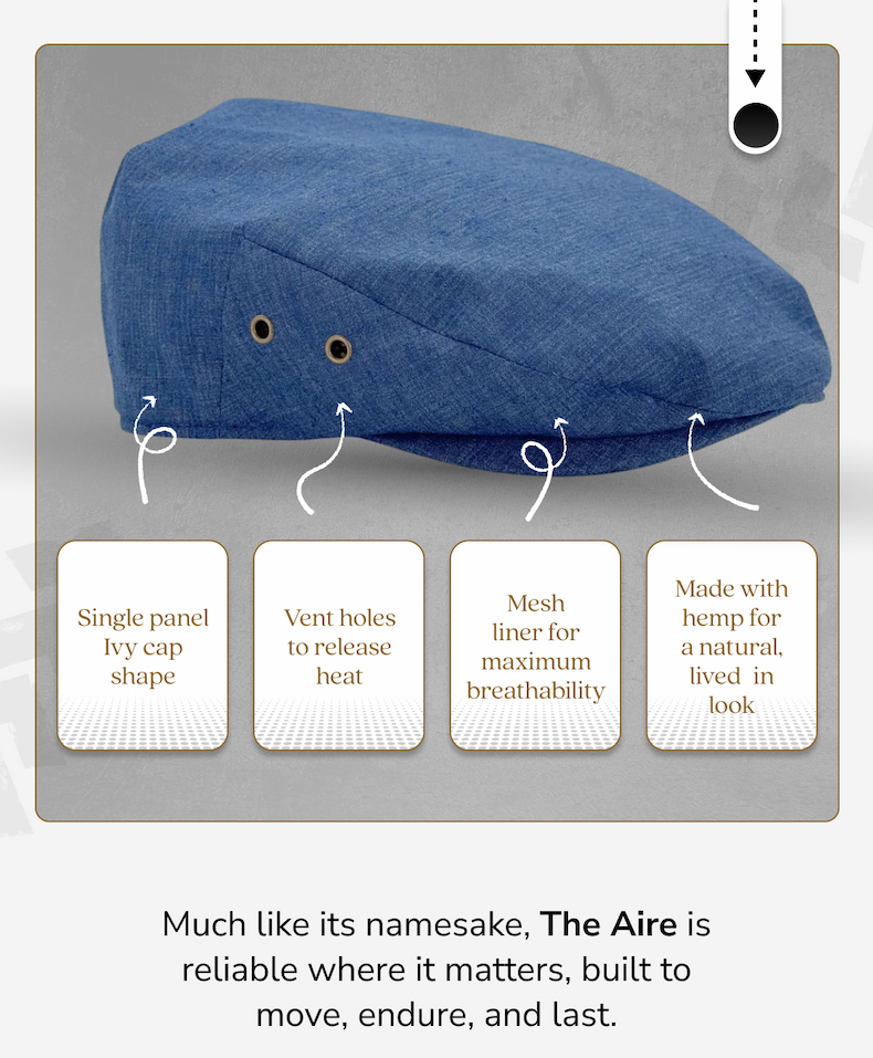 Much like its namesake, The Aire is reliable where it matters, built to move, endure, and last.