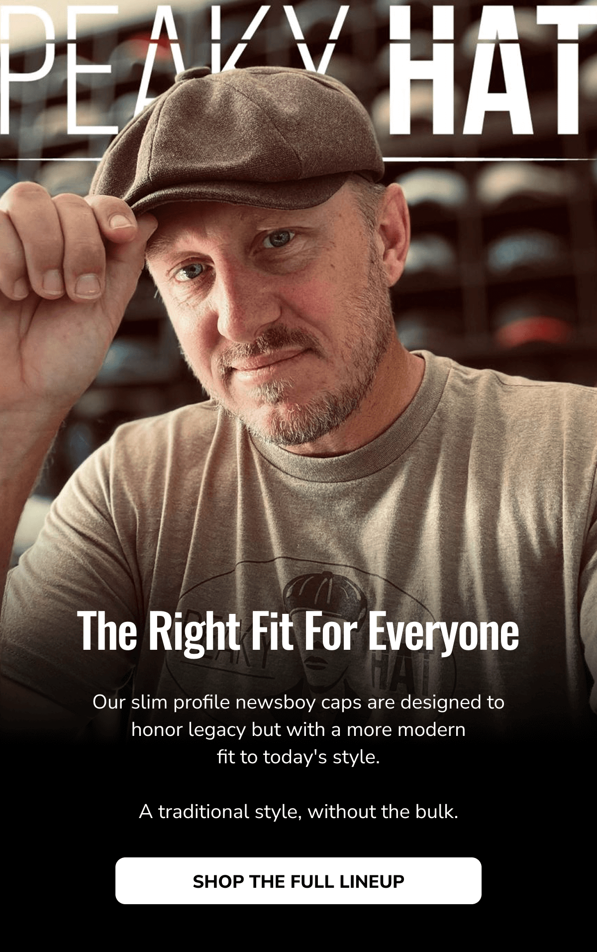 Shop The Full Lineup - Peaky Hat