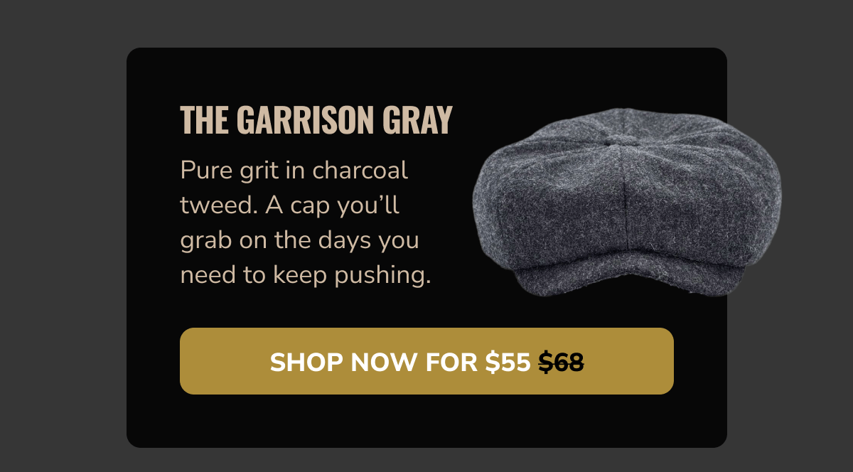 Shop Now For $55 (The Garrison Gray) - Peaky Hat