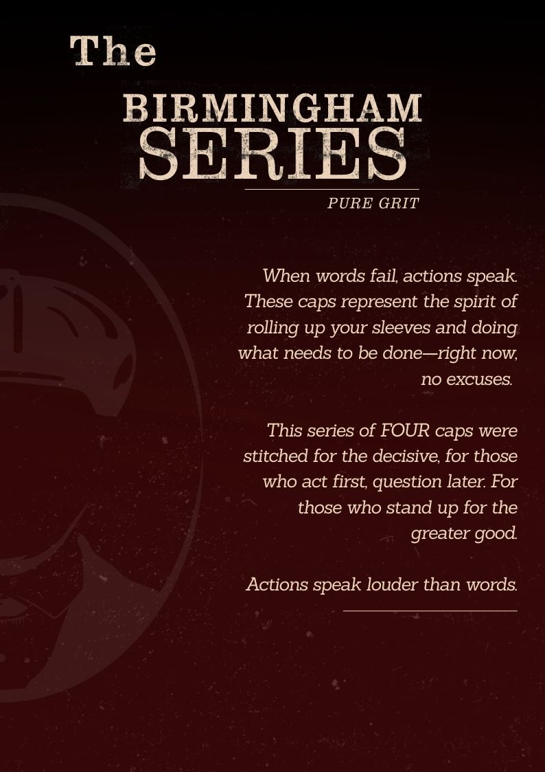 BLINDER COLLECTION - AVAILABLE NOW