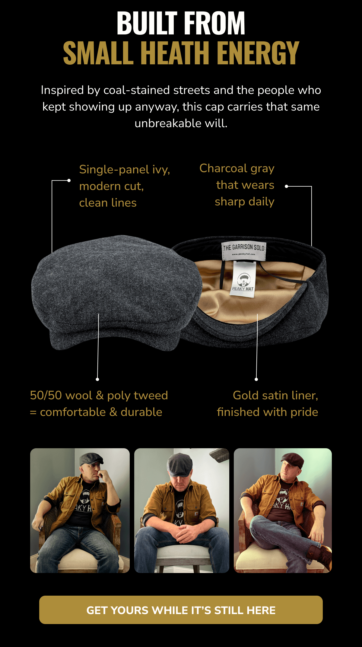 Get Yours While It's Still Here - Peaky Hat