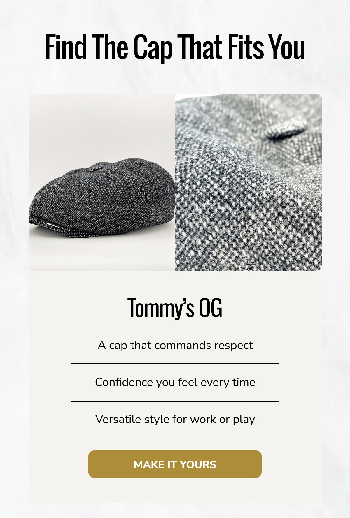 Make It Yours - Peaky Hat
