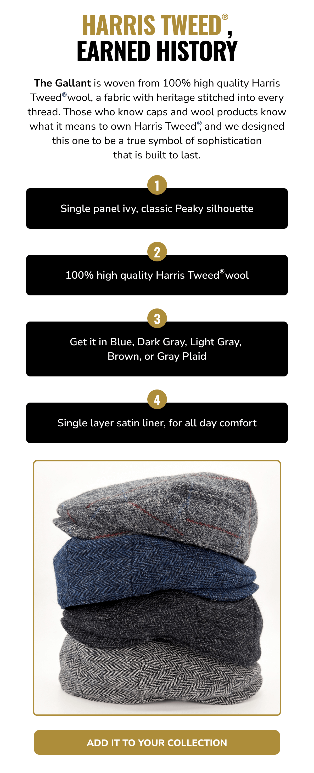 Add It To Your Collection - Peaky Hat