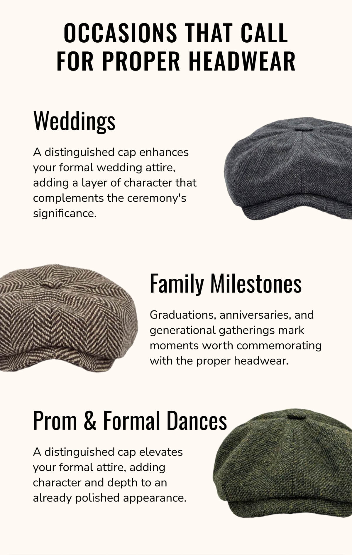 Occasions That Call For Proper Headwear
