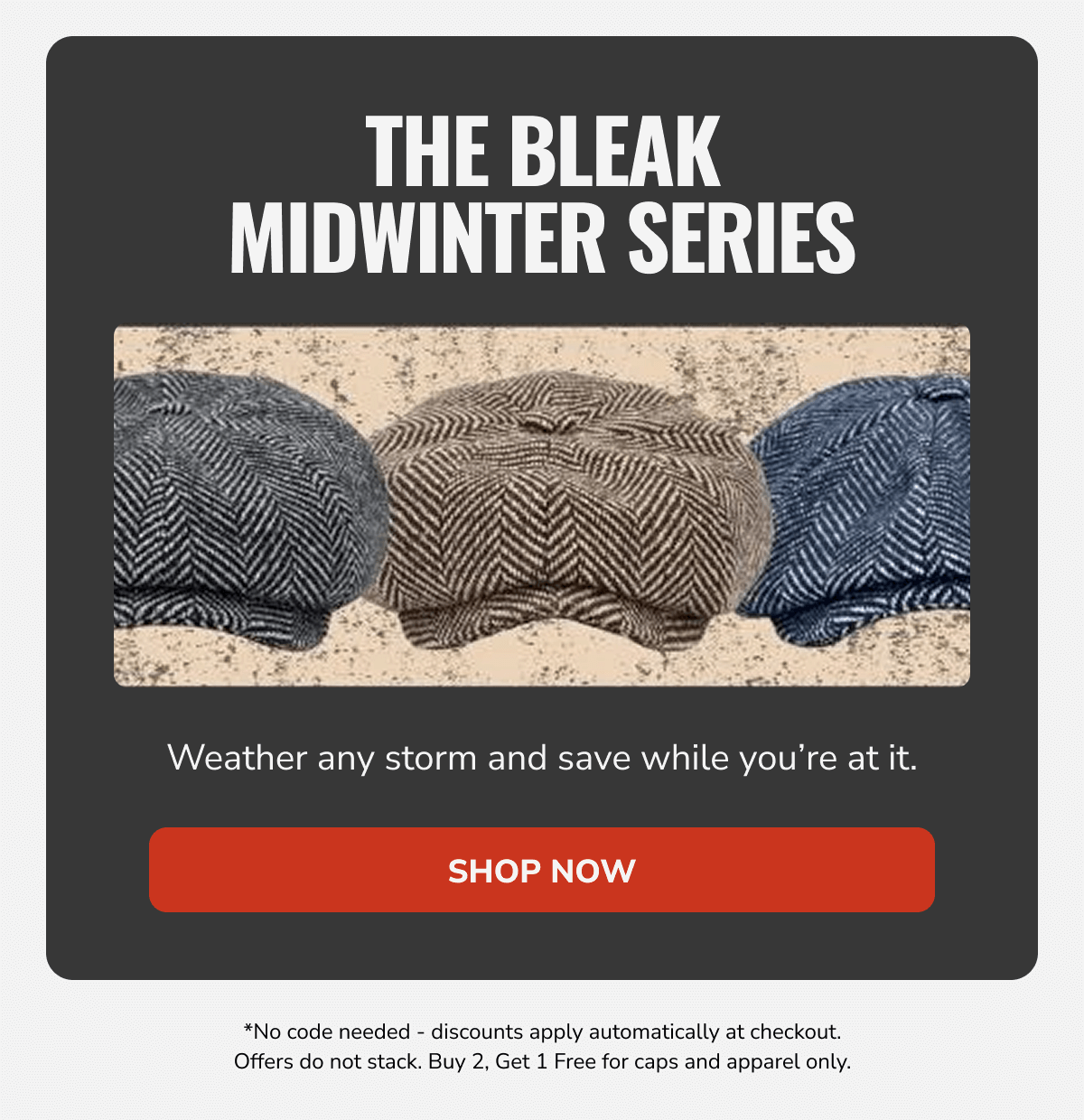 Shop Now (The Bleak Midwinter Series) - Peaky Hat