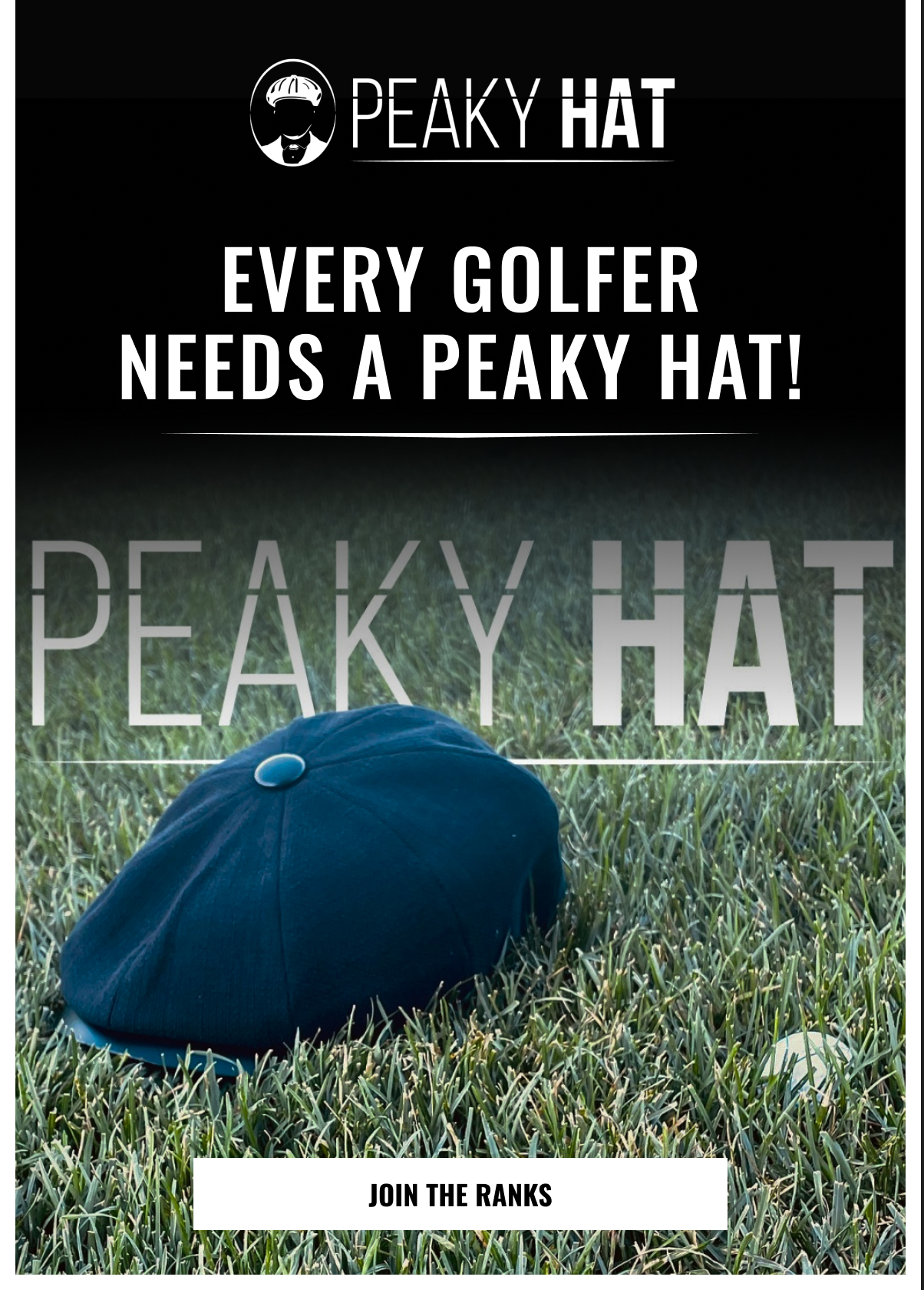 Every Golfer Needs A Peaky Hat!