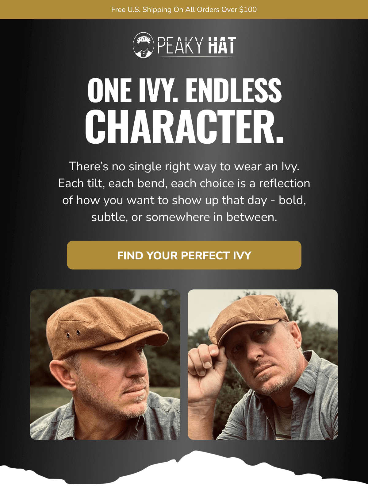 Find Your Perfect Ivy - Peaky Hat