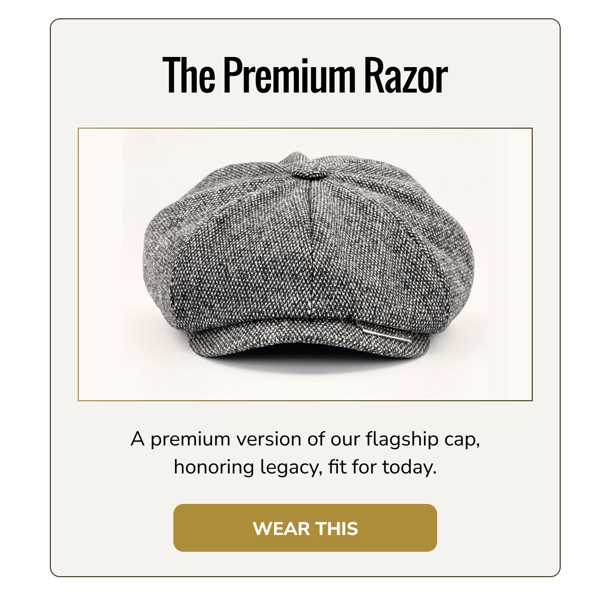 Wear This - Peaky Hat