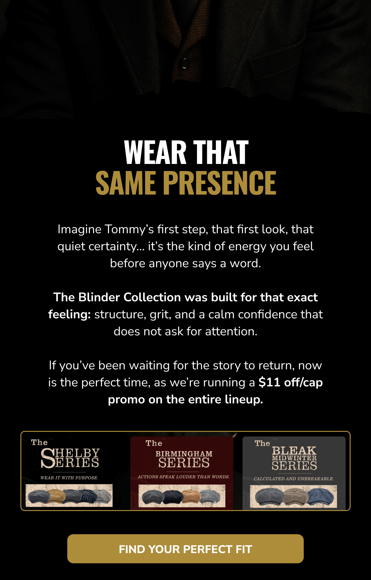 Find Your Perfect Fit - Peaky Hat