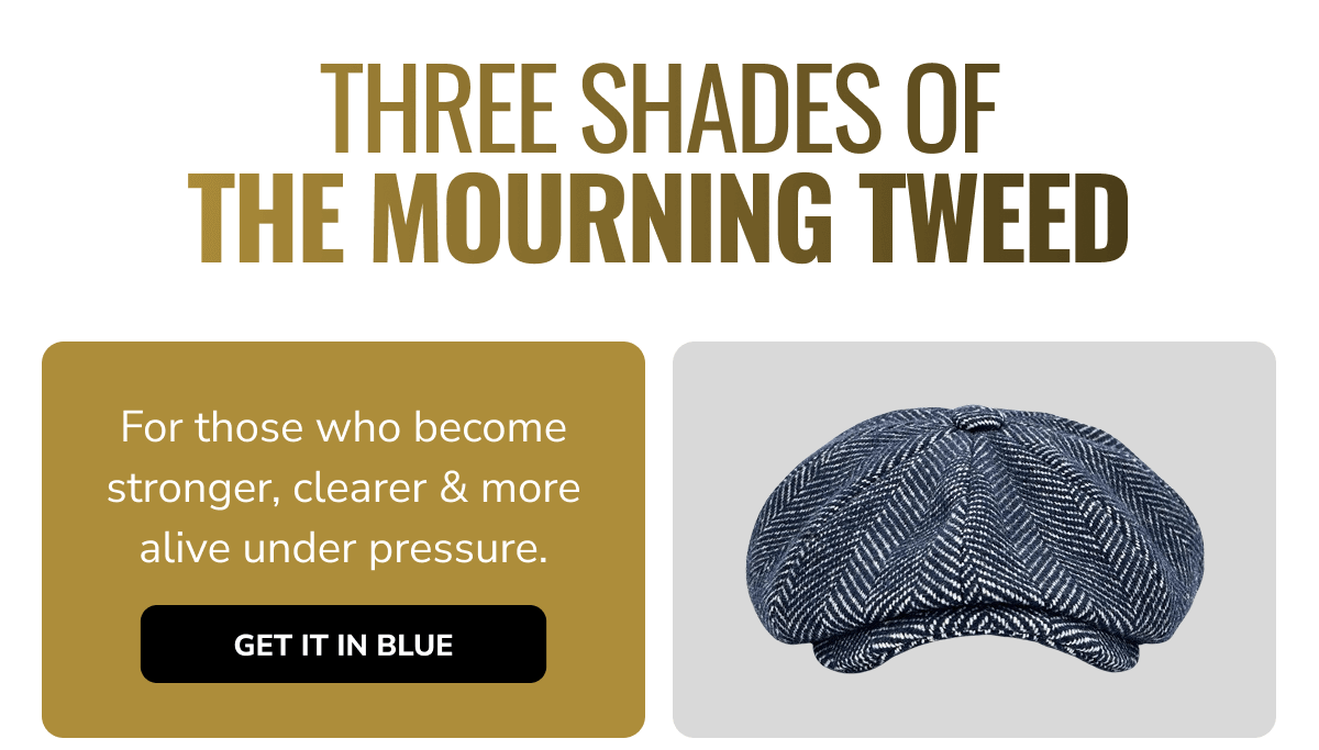 Get It In Blue - The Mourning Tweed - Peaky Hat