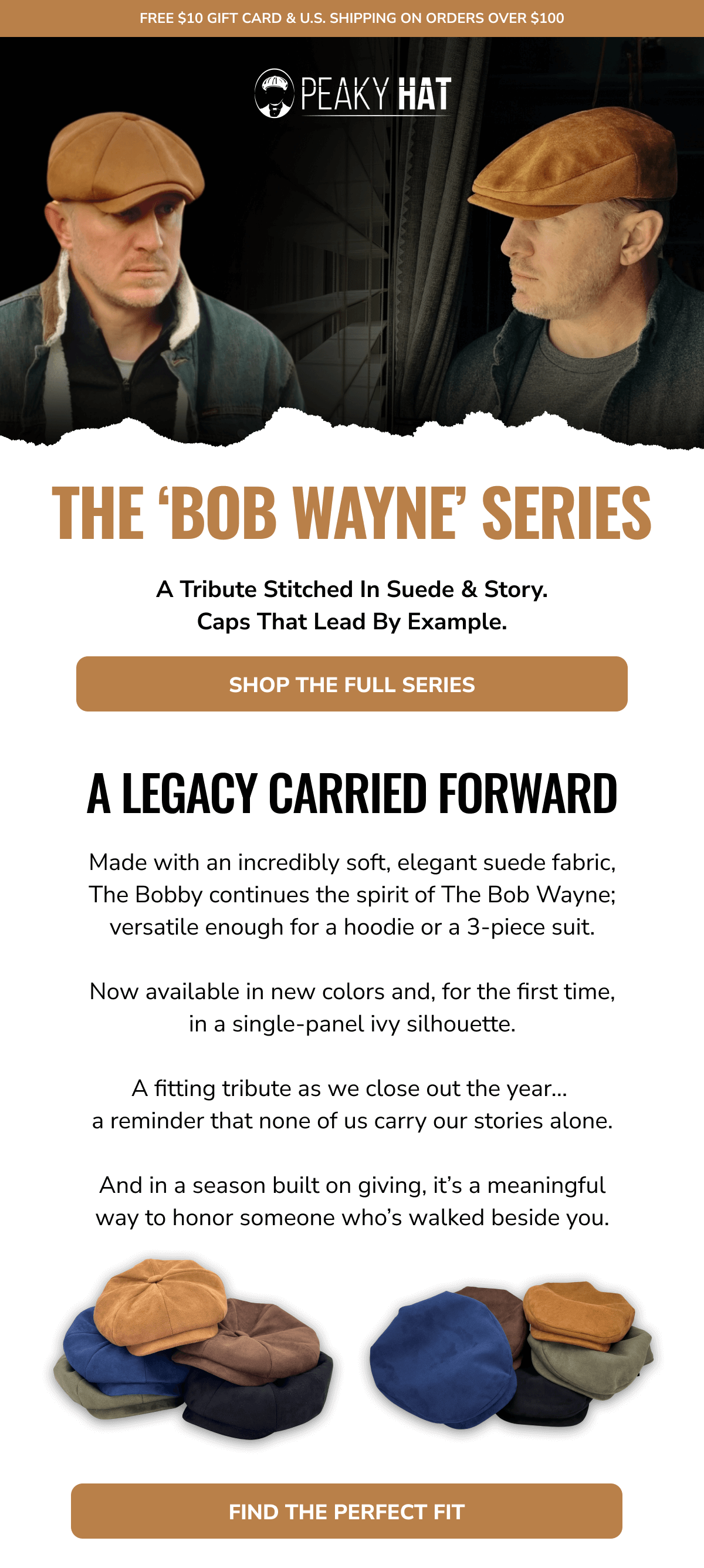 Shop The Full Series & Find The Perfect Fit - Peaky Hat