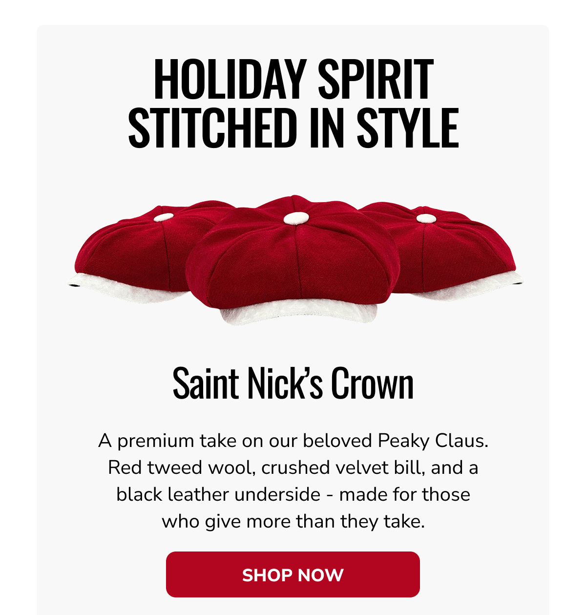 Shop Now - Peaky Hat
