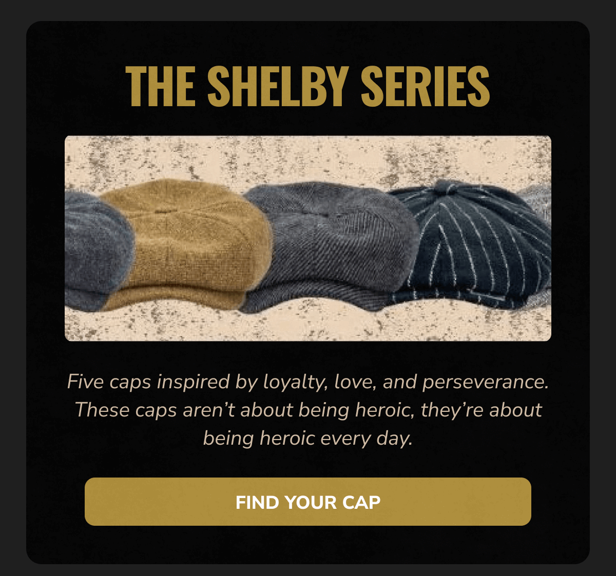 Find Your Cap - Peaky Hat
