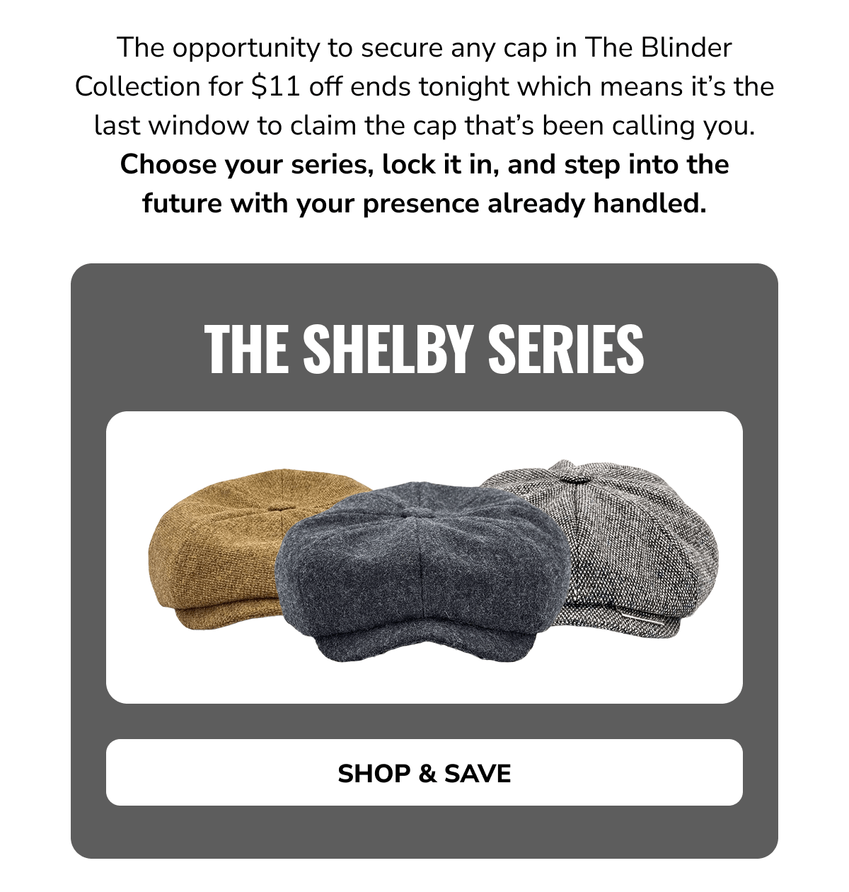 Shop & Save (The Shelby Series) - Peaky Hat