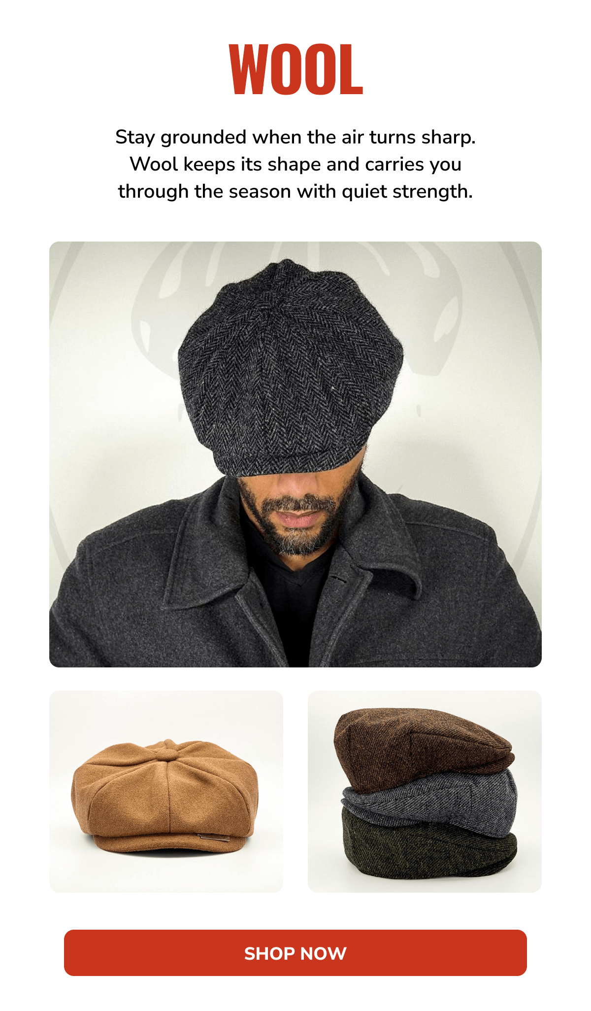 Shop Now (Wool) - Peaky Hat