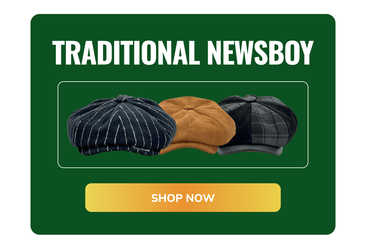 Shop Now (Traditional Newsboy) - Peaky Hat