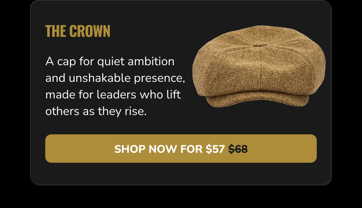 Shop Now For $57 (The Crown) - Peaky Hat