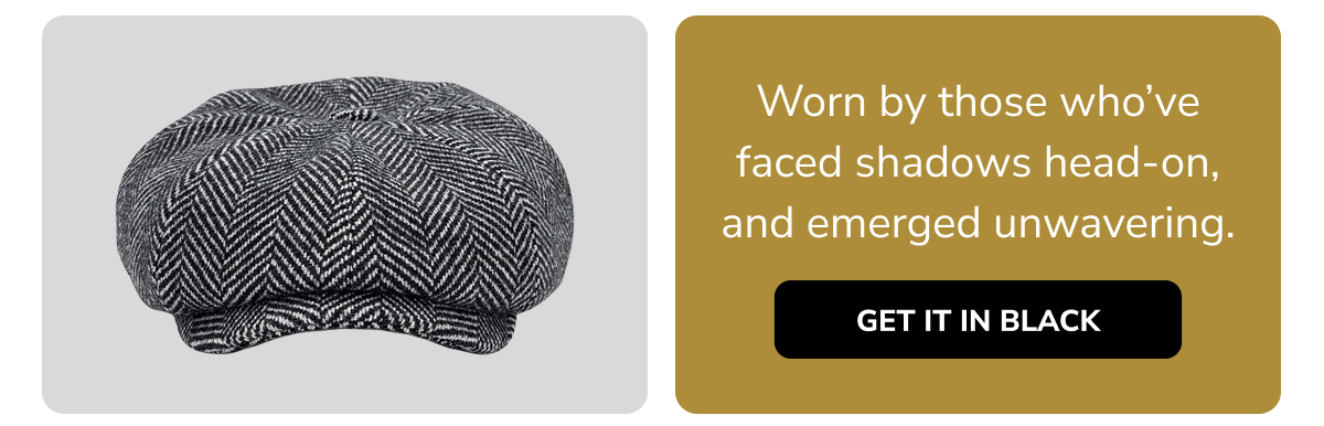 Get It In Black - The Mourning Tweed - Peaky Hat