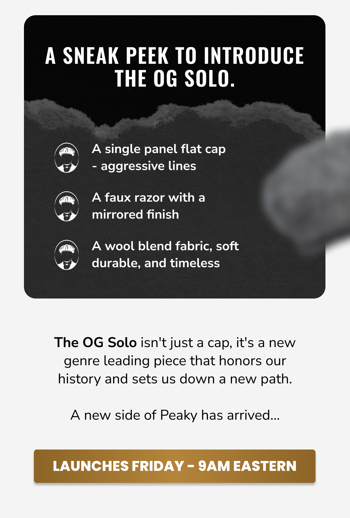 A Sneak Peek To Introduce The OG Solo.