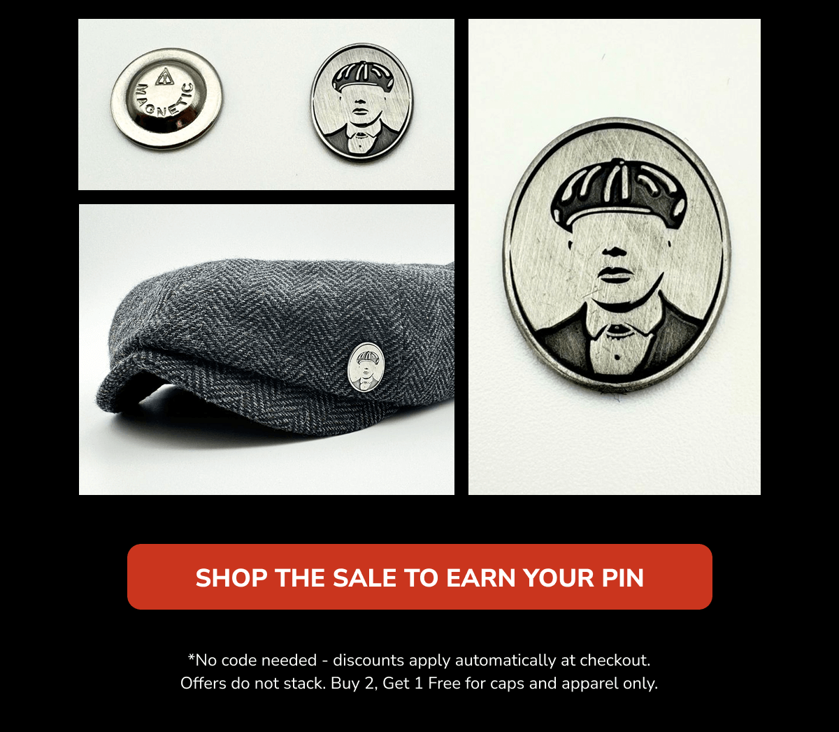 Shop The Sale To Earn Your Pin - Peaky Hat