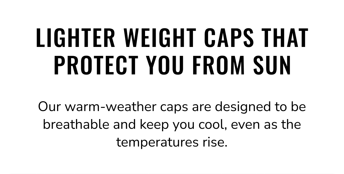 Practical Protection From Sun and Sweat