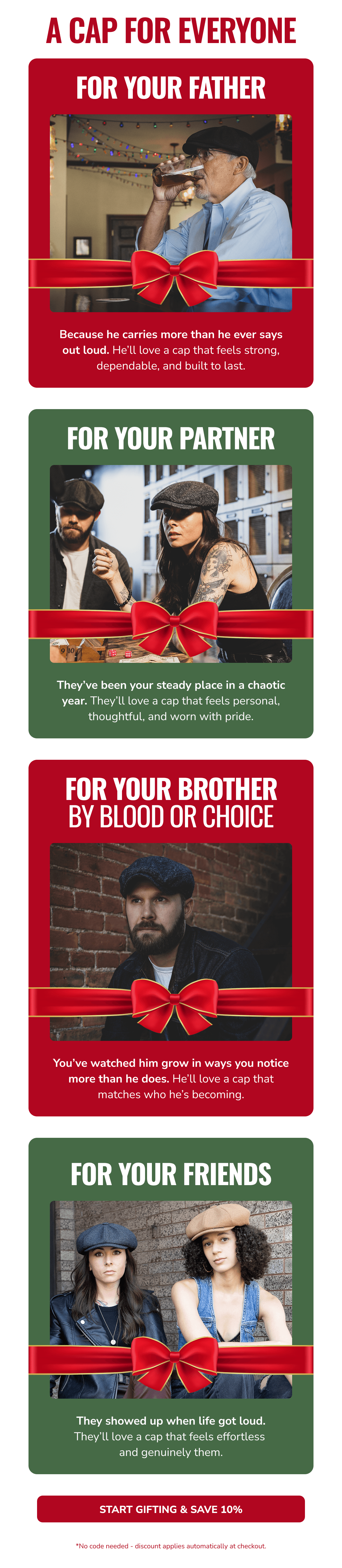 Start Gifting & Save 10% - Peaky Hat