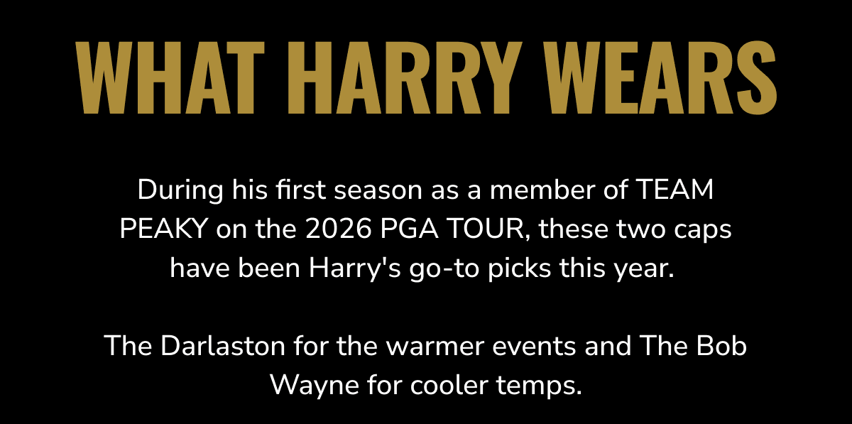 What Harry Wears - Peaky Hat