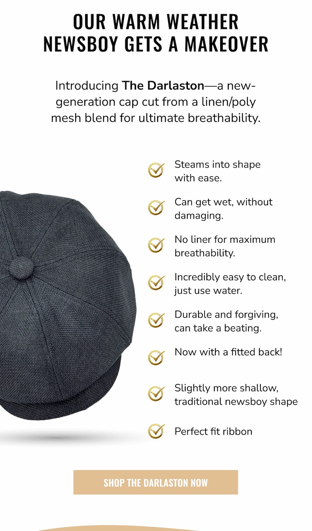 Our Warm Weather Newsboy Gets A Makeover