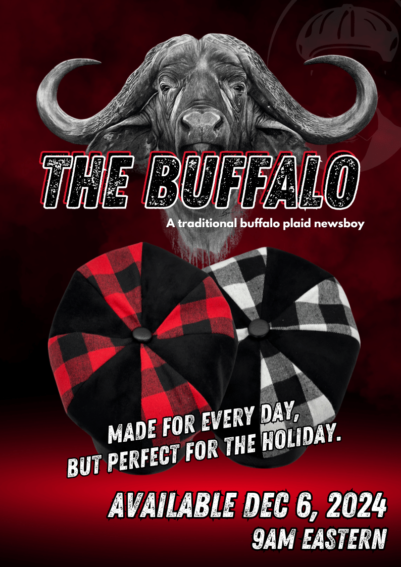 THE BUFFALO - A traditional buffalo plaid newsboy