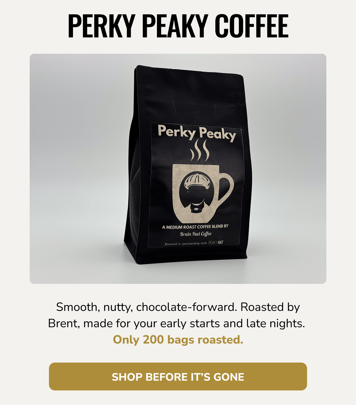 Shop Before It's Gone - Peaky Hat