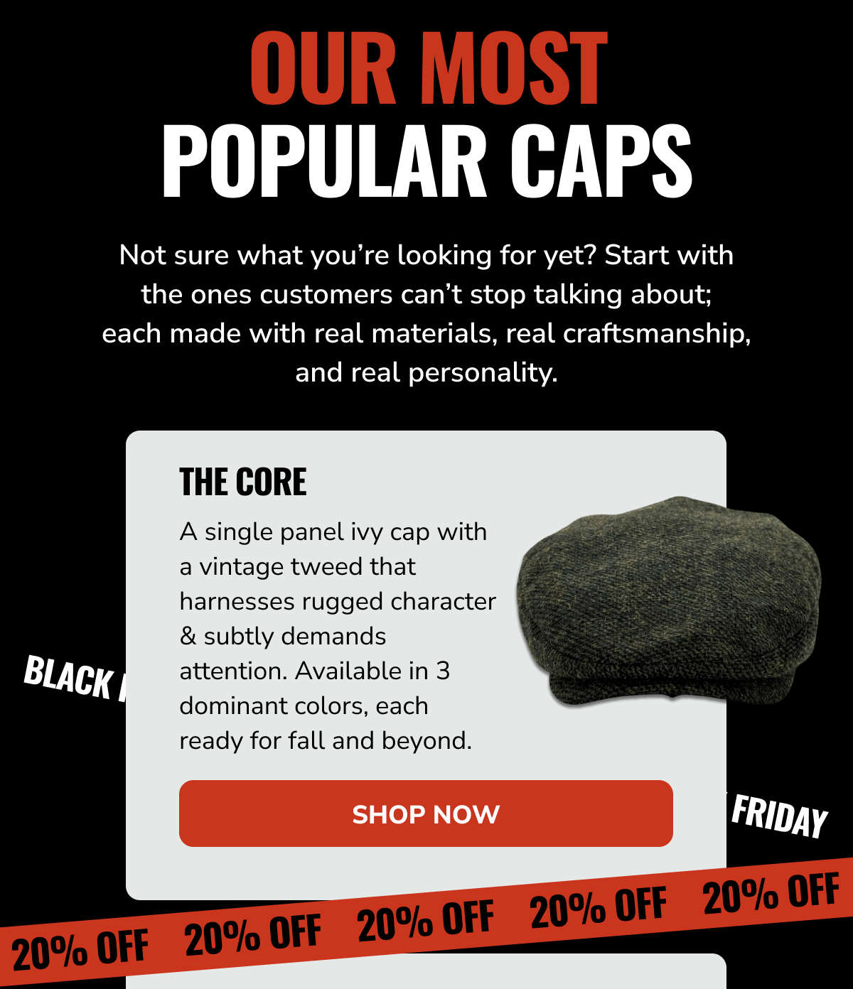 Shop Now (The Core) - Peaky Hat
