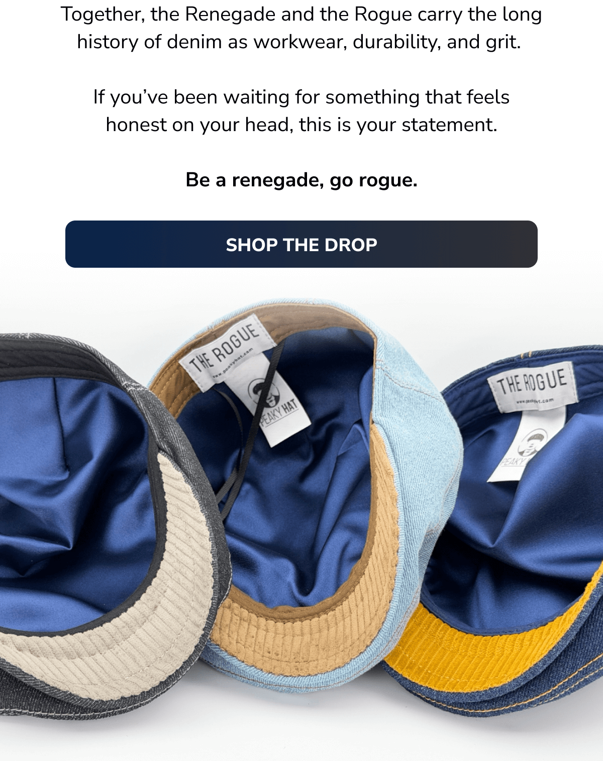 Shop The Drop - Peaky Hat