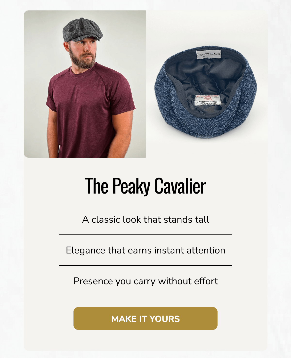 Make It Yours - Peaky Hat