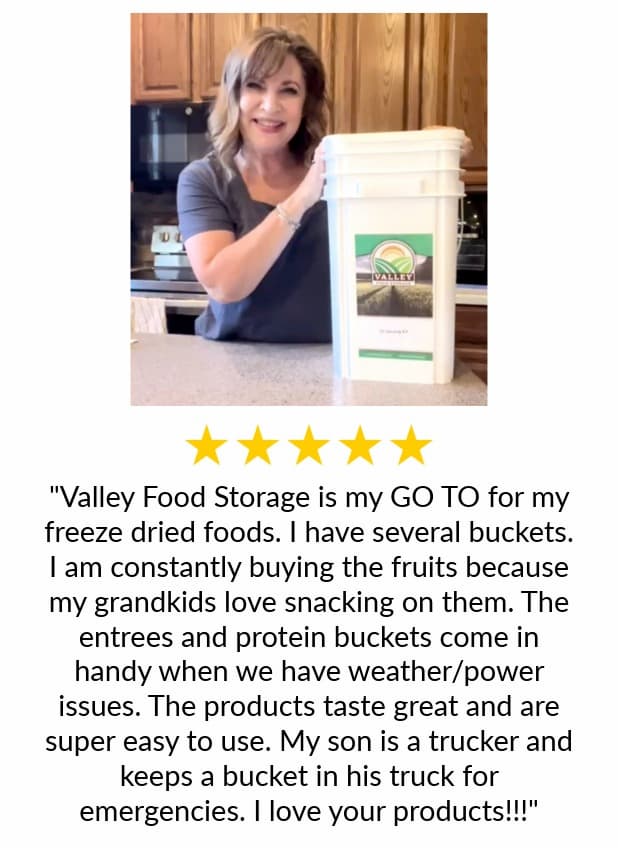 Testimonial for Valley Food Storage