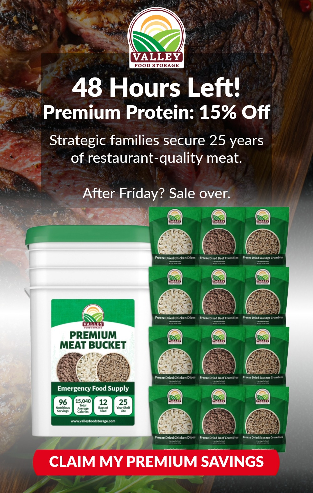 Premium Protein Meat Bucket