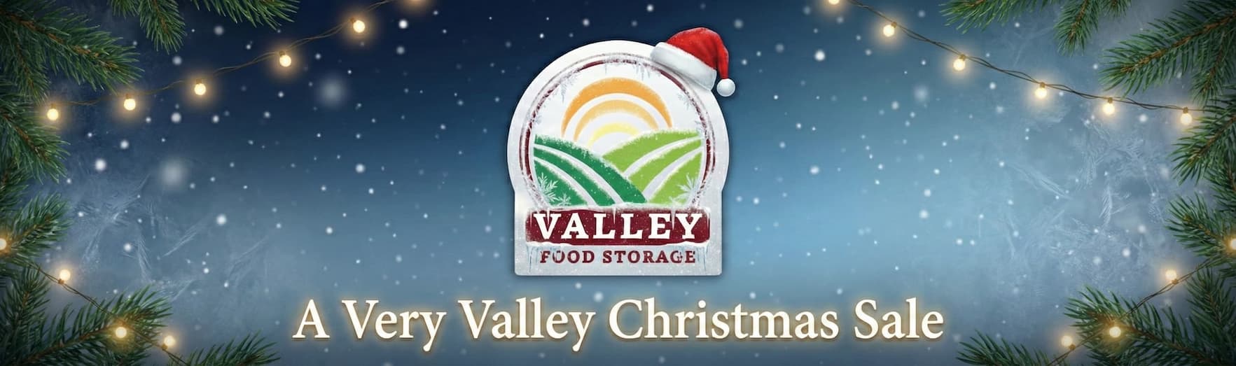 valley food storage's a very valley christmas sale is live now. up to 40% off