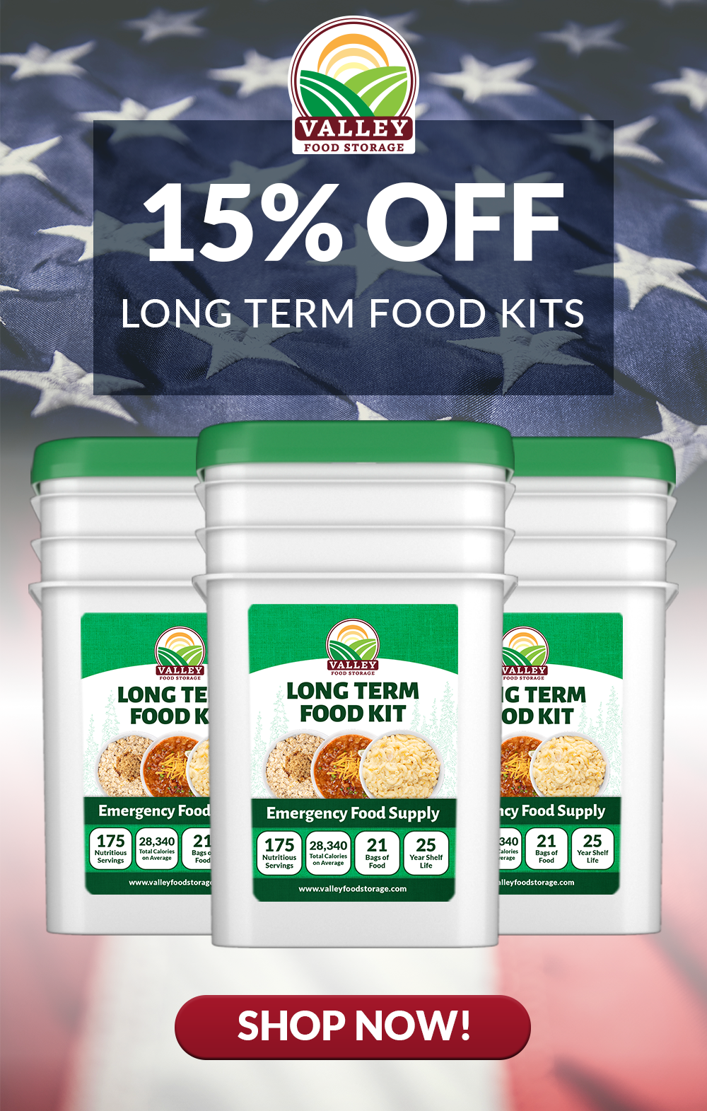 15% off Long Term Kits with Code LTK15