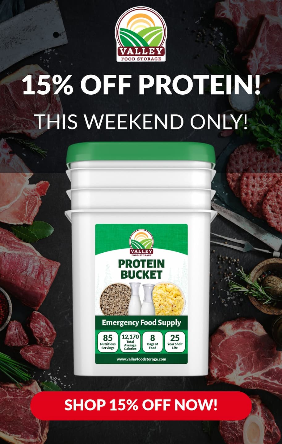 Premium Protein From Valley Food Storage