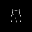 High and low waist