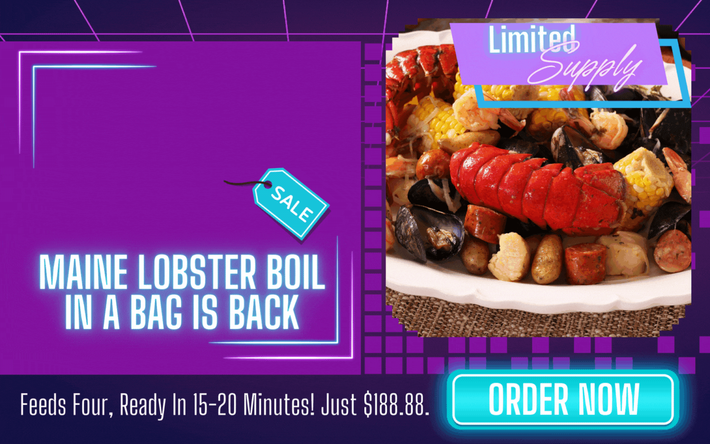 🔥Maine Lobster Boil In A Bag Is Back Get Maine Lobster