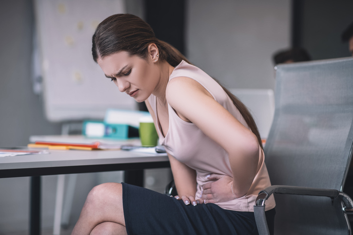 woman experiencing keto bloating