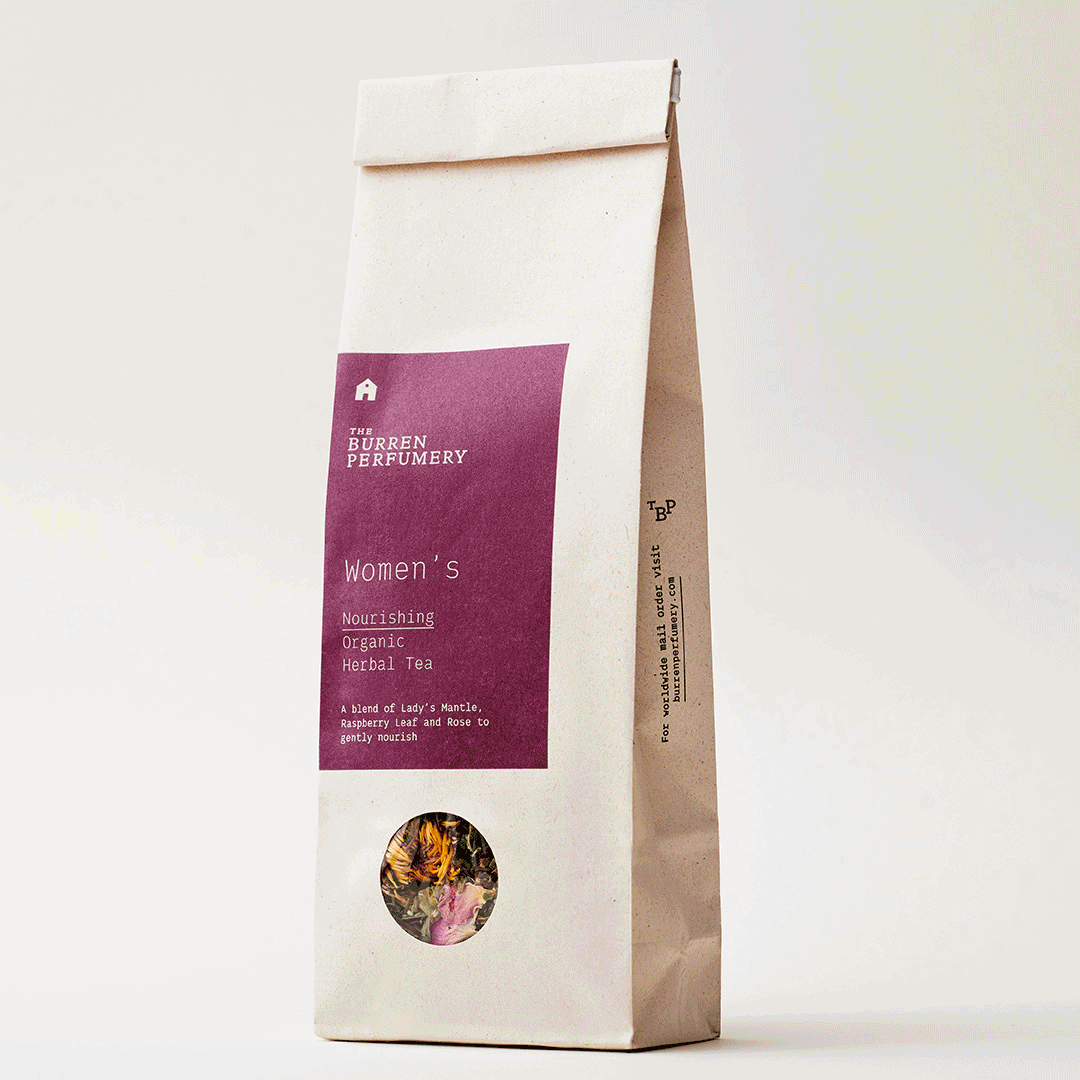 A new look for our organic herbal teas! The Burren Perfumery