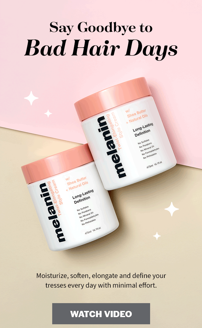 Bad hair days? Not here 👋🏾 Melanin Haircare