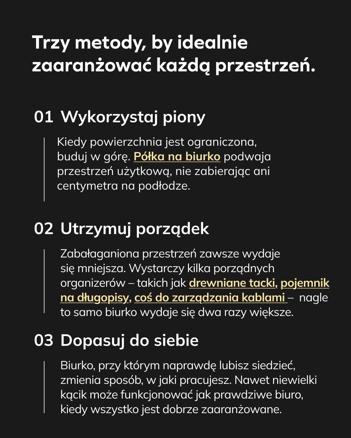 Trzy metody, by idealnie zaaranżować każdą przestrzeń.